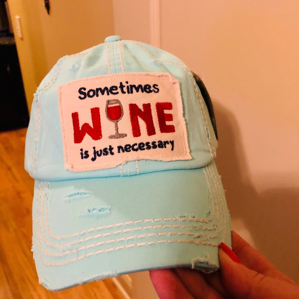 Embroidered, vintage style ball cap